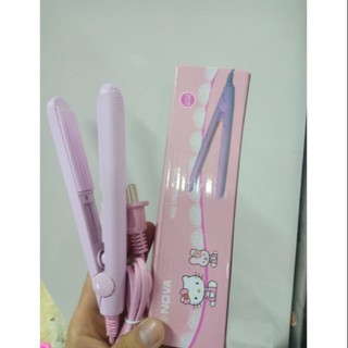 Máy là tóc mini nova / máy dập xù tóc mini nova ( hàng chuẩn)
