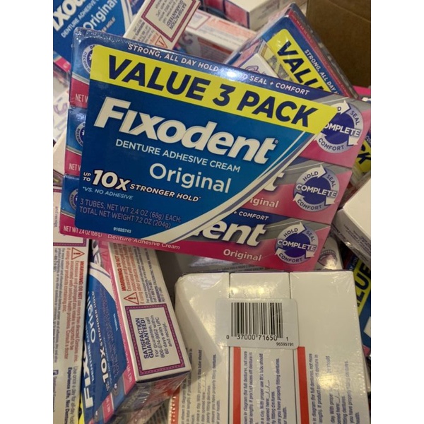 Keo dán hàm Fixodent Tuýt 68g