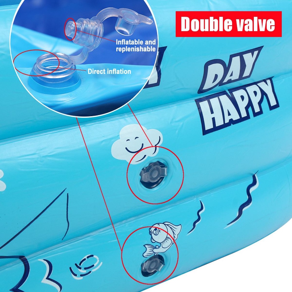 [TẶNG BƠM ĐIỆN+BÓNG+BỘ VÁ+FREESHIP] HỒ BƠI cho bé 3 tầng loại XỊN, bể bơi CHO BÉ tặng kèm bơm điện, đáy chống trơn trượt