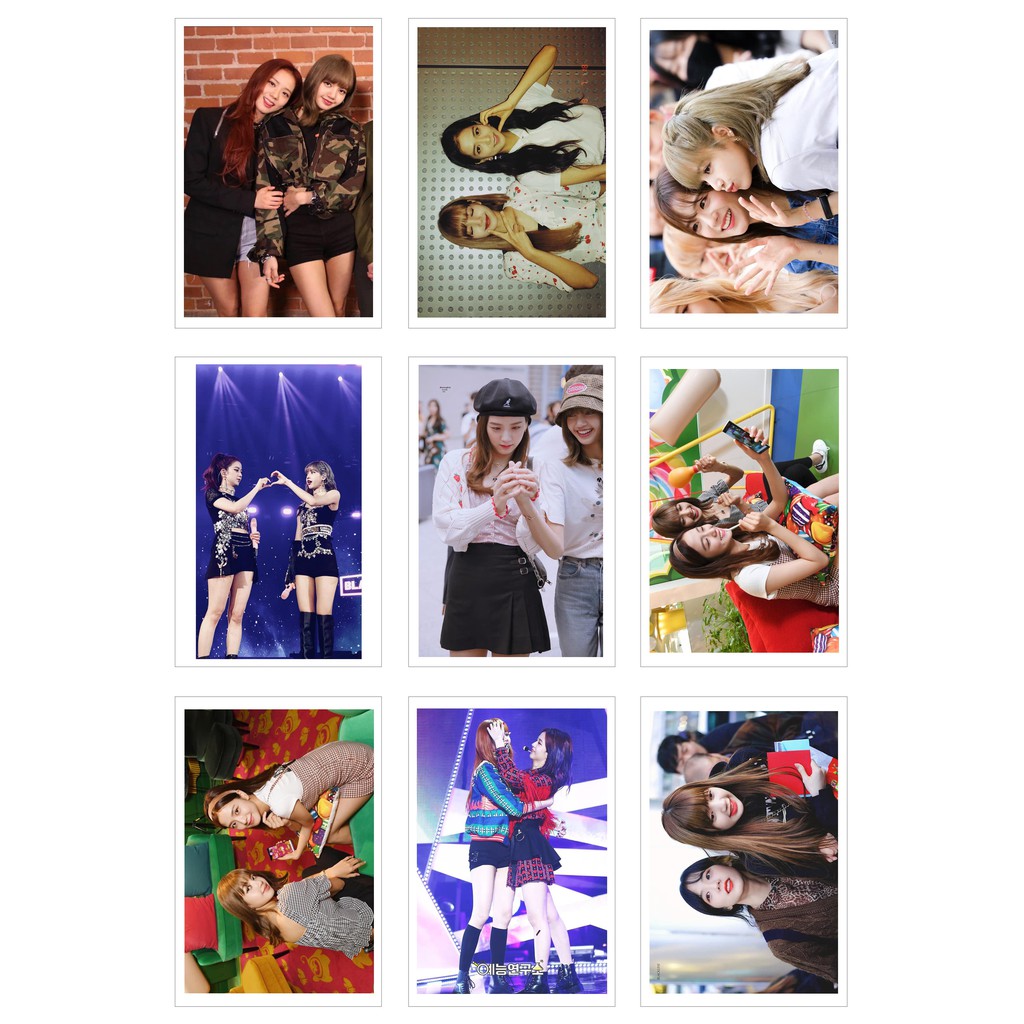 Lomo Card Ảnh LISOO ( Lisa &amp; Jisoo) - BLACKPINK ( 36 ảnh)