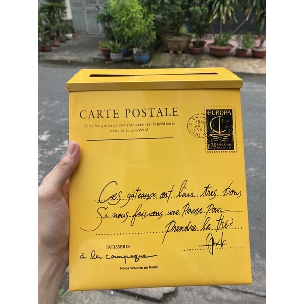 Hòm thư trang trí , hòm thư góp ý kim loại siêu đẹp