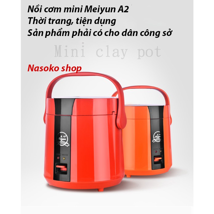 Nồi cơm điện mini hãng MEIYUN A2 1.2L quai xách tiện lợi | BigBuy360 - bigbuy360.vn