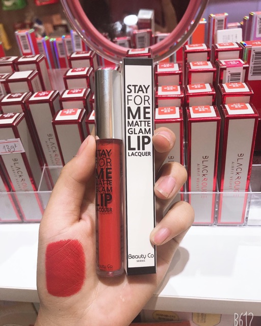 [FREE SHIP] Son Kem Lỳ Stay For me 08 Đỏ gạch