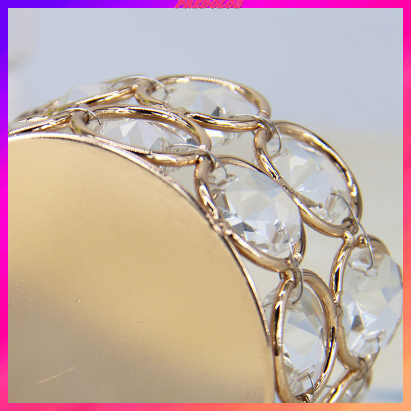 Crystal Tealight Candle Holder Table Party Home Centerpiece Decor Round