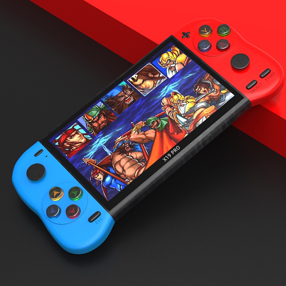 5.1 inch X19 Pro Xách Tay Cầm Tay Trò Chơi Giao Diện Điều Khiển Phím Điều Khiển Kép Retro Video Trò Chơi Giao Diện Điều Khiển Hỗ Trợ Đầu Ra TV Với MP3/movie *