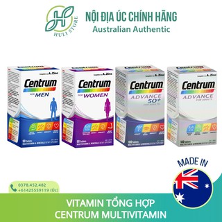 Vitamin tổng hợp Centrum Advance / Women / Men