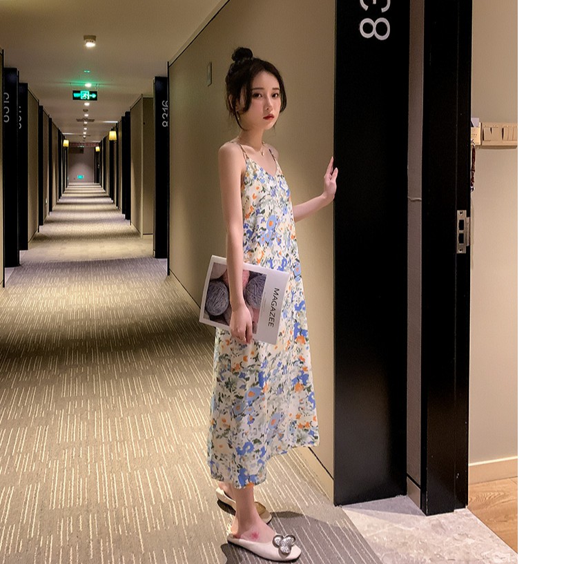 Đầm Hoa Phong Cách Hàn Quốc Xinh Xắn Cho Nữ | BigBuy360 - bigbuy360.vn