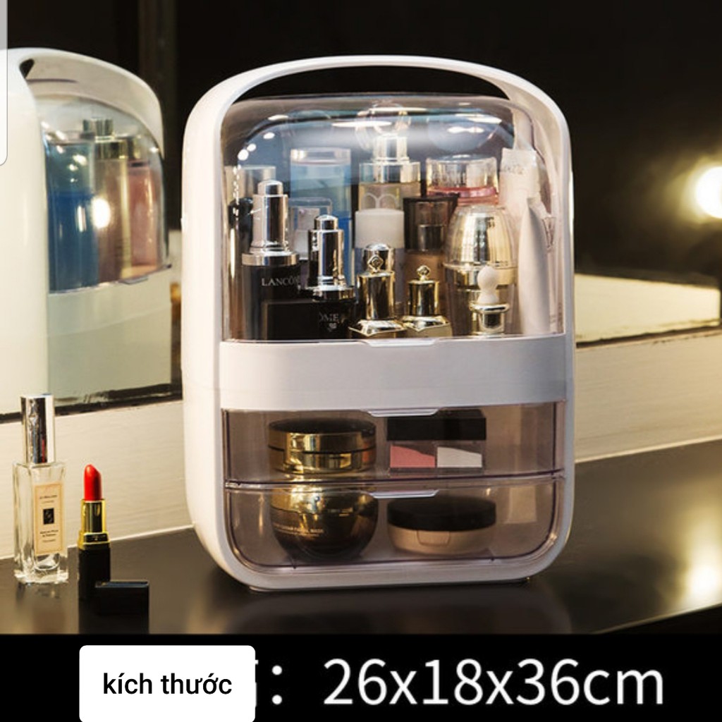 ĐỦ SIZE hộp đựng mỹ phẩm chống bụi, nước và ẩm mốc