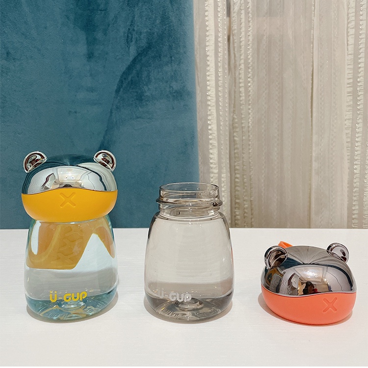 Bình nước nhỏ 150ml di động dễ thương có móc khóa cho trẻ em