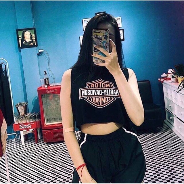 Áo tank top dáng ngắn