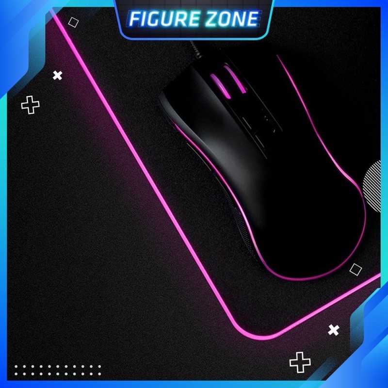 Miếng lót chuột cỡ lớn, pad chuột chơi game LED RGB 2022 chống trượt siêu bền siêu đẹp