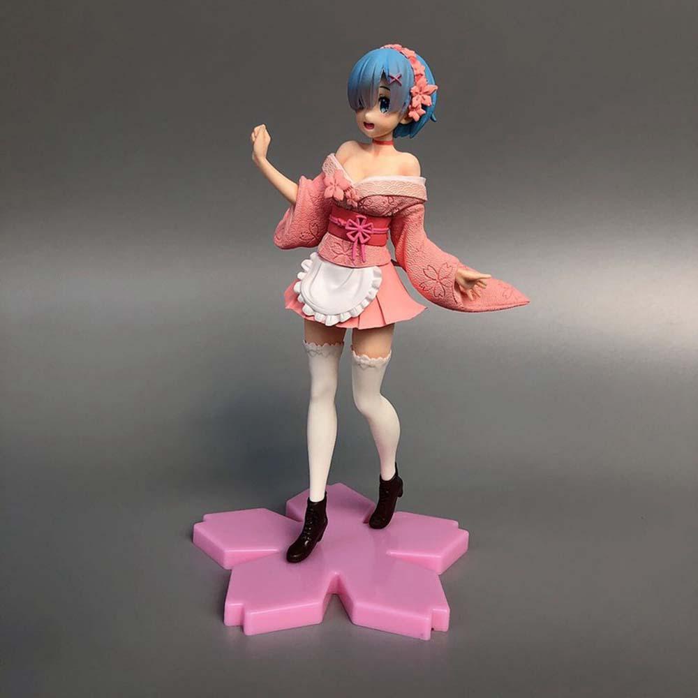 Mô Hình Nhân Vật Rem Anime Life in a Different World blossoms Để Bàn Trang Trí