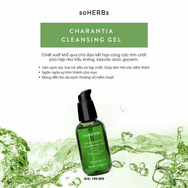 GEL RỬA MẶT KHỔ QUA SOHERBS 80ML