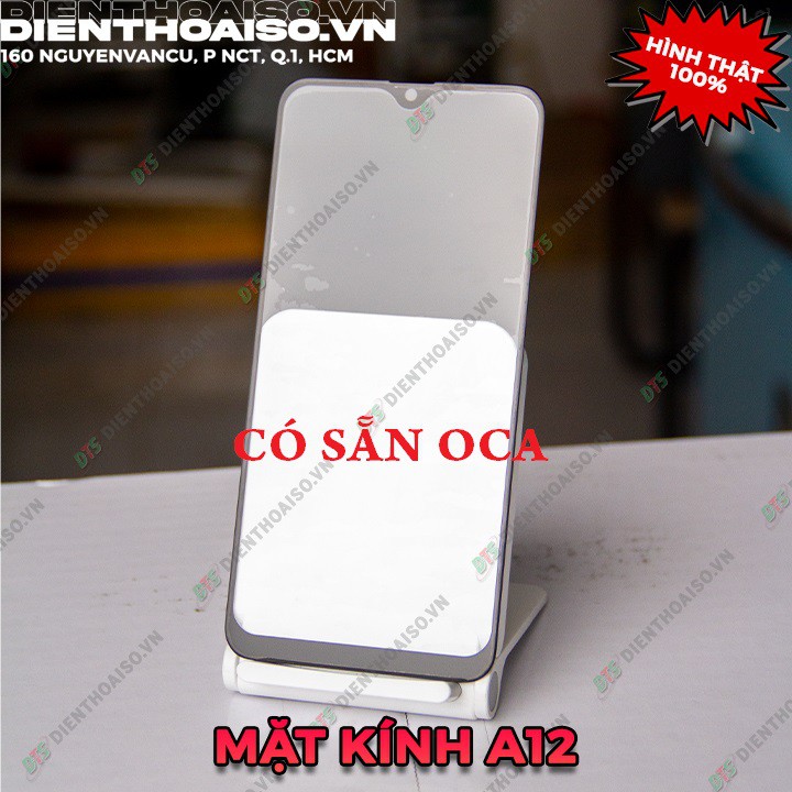 Mặt kính Samsung A12 (có sẳn keo OCA)