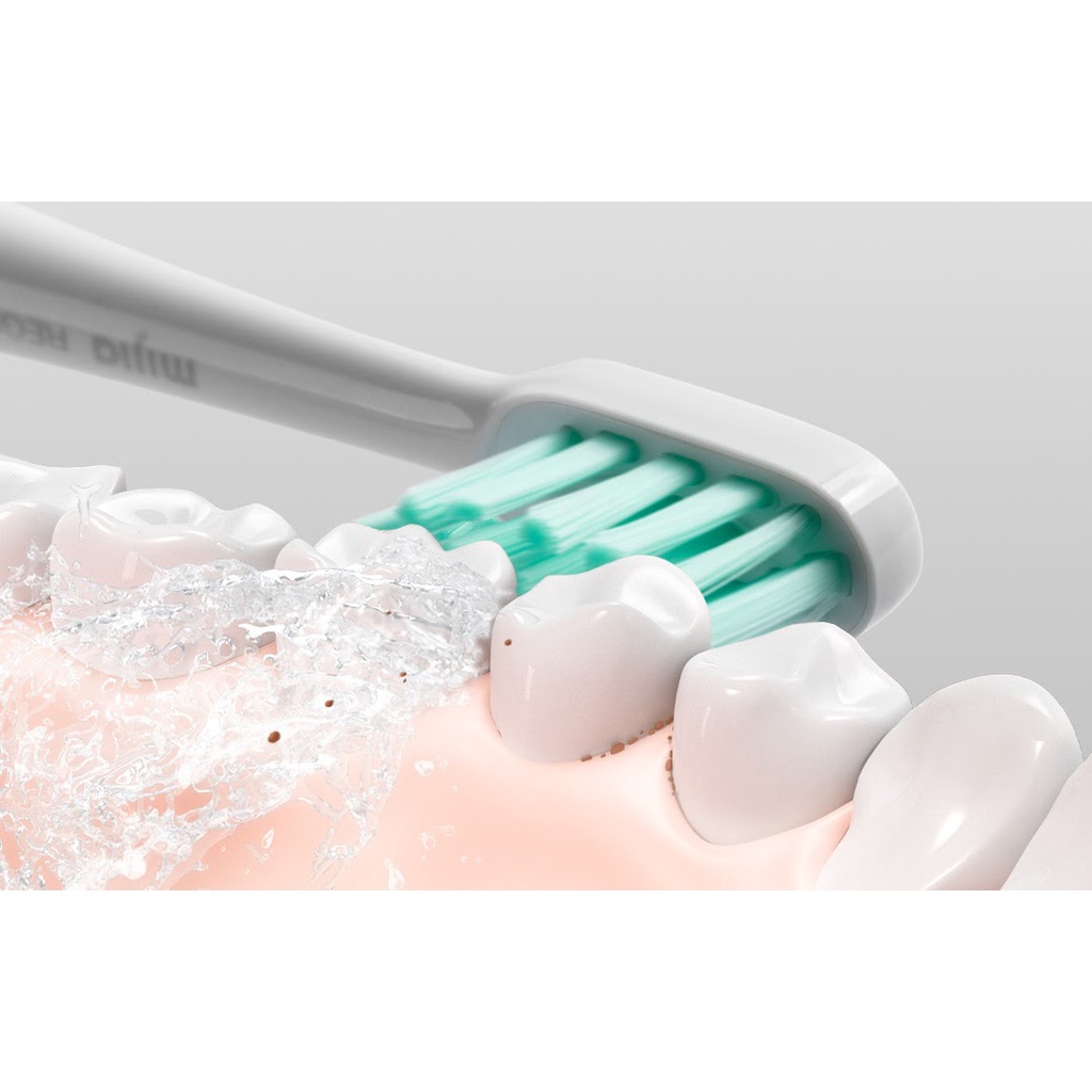 Bàn Chải Đánh Răng Điện Xiaomi T300/T500 Sóng Siêu Âm, Thông Minh – Bàn Chải Điện làm sạch sâu trong răng, bảo vệ nướu