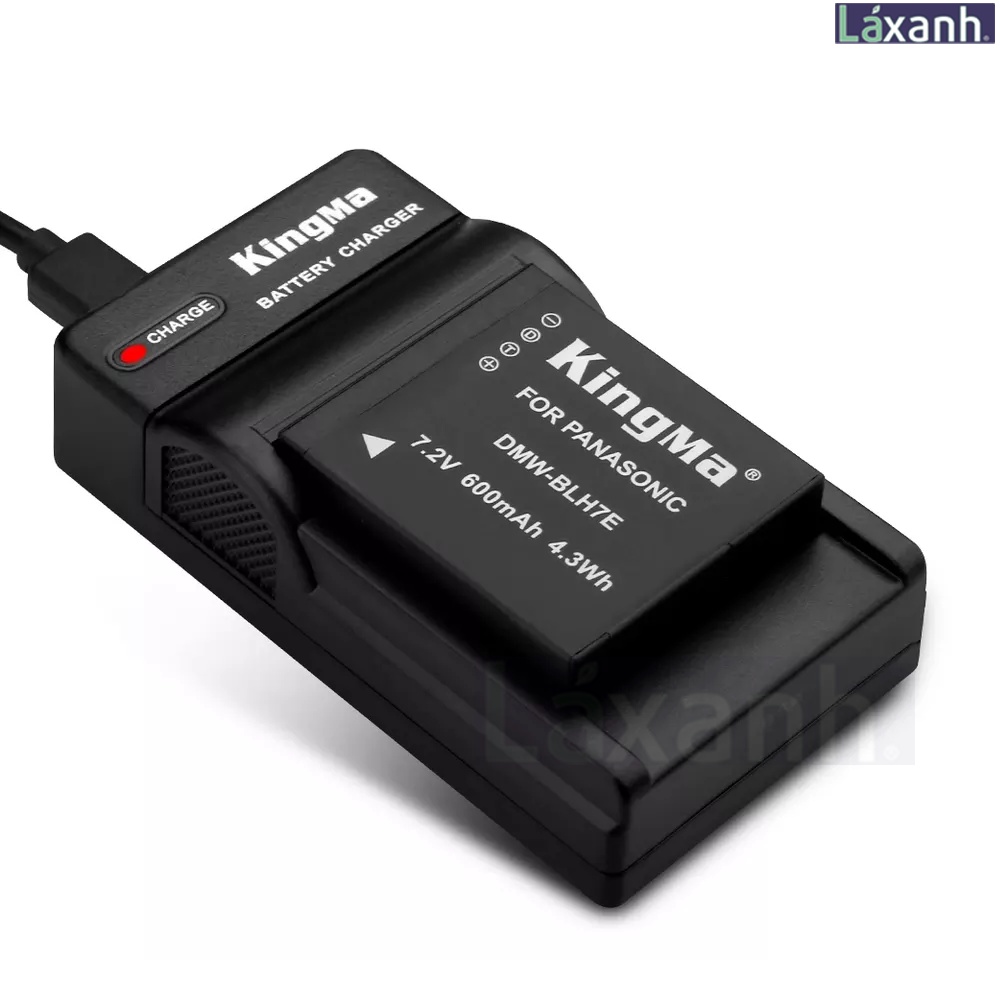 Lumix BLH7E BLH7 | Pin và Sạc máy ảnh Pana LUMIX GM1 GM5 GF7 GF8 GF9 GF10 LX10 G850 KINGMA Pana BLH7PP DMW-BLH7 BLH7E