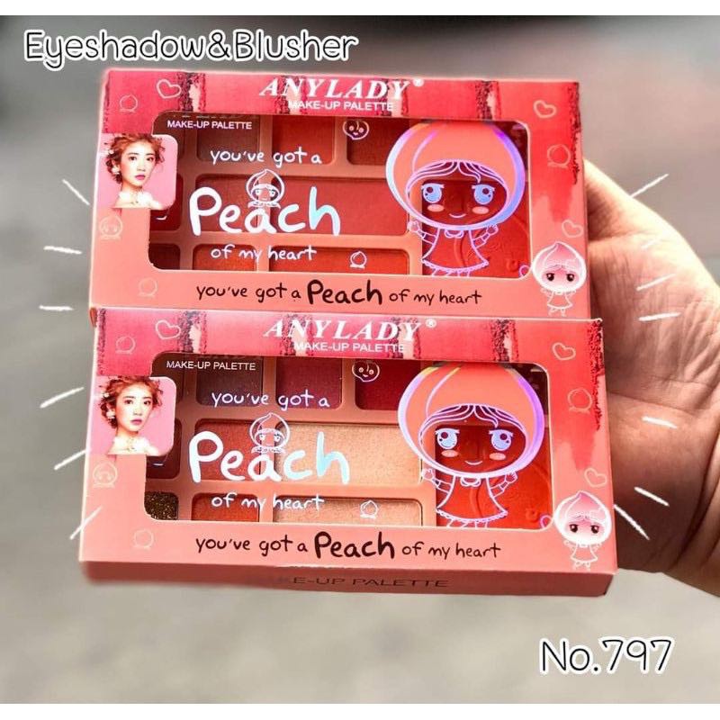 Phấn mắt cô gái 13 ô gồm mắt+má+bắt sáng Q1