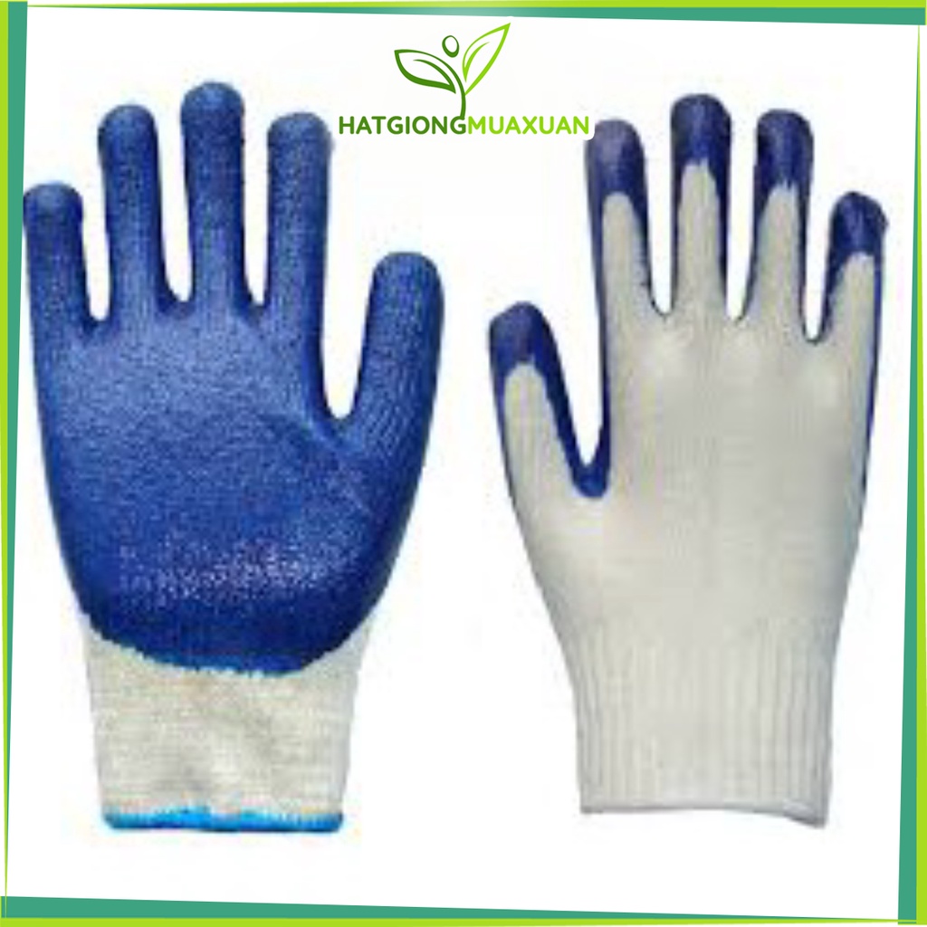 Găng tay phủ sơn xanh siêu bền