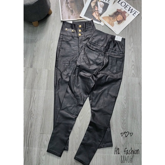 Quần Da Cạp Cao Siêu Tôn Dáng Kèm ảnh Thật