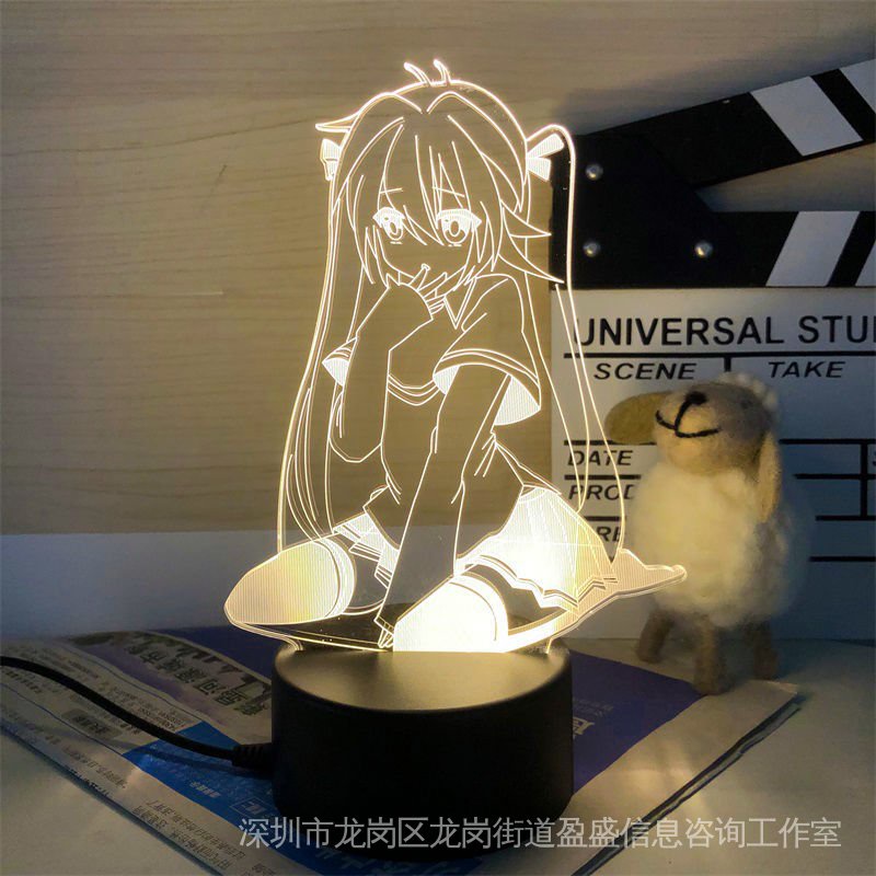 Đèn LED Ngủ Đổi Màu Tiết Kiệm Năng Lượng Hình Hatsune Miku