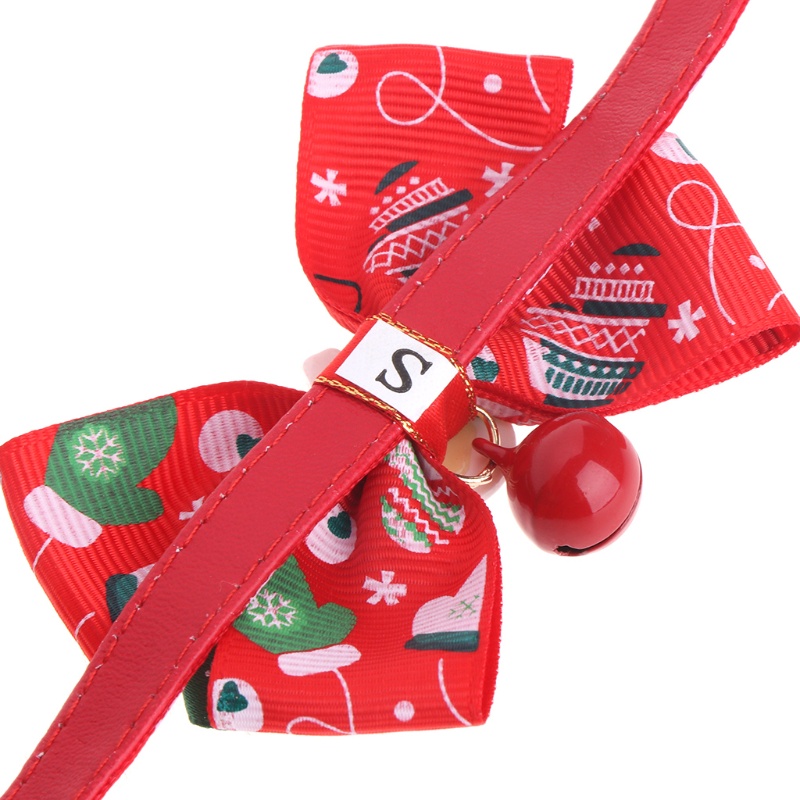 Vòng Cổ Gắn Chuông Đỏ May Mắn Cho Thú Cưng