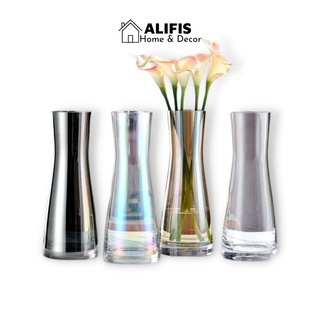 Bình cắm hoa thuỷ tinh decor cao cấp phong cách Bắc Âu Alifis