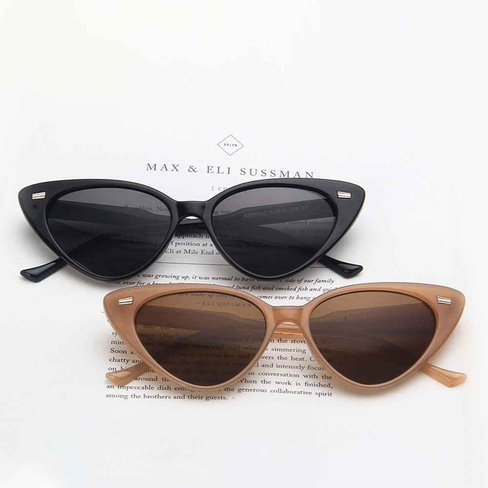 Kính Mát Hình Tam Giác Chống Tia UV400 Họa Tiết Da Báo Thời Trang Hàn Quốc Dành Cho Nữ