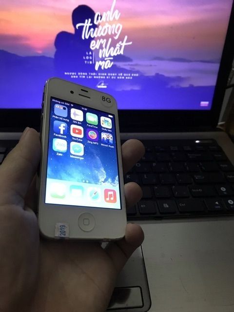 Điện Thoại Iphone 4S Quốc Tế 8G Chính Hãng Apple Dùng Youtube Zalo Facebook