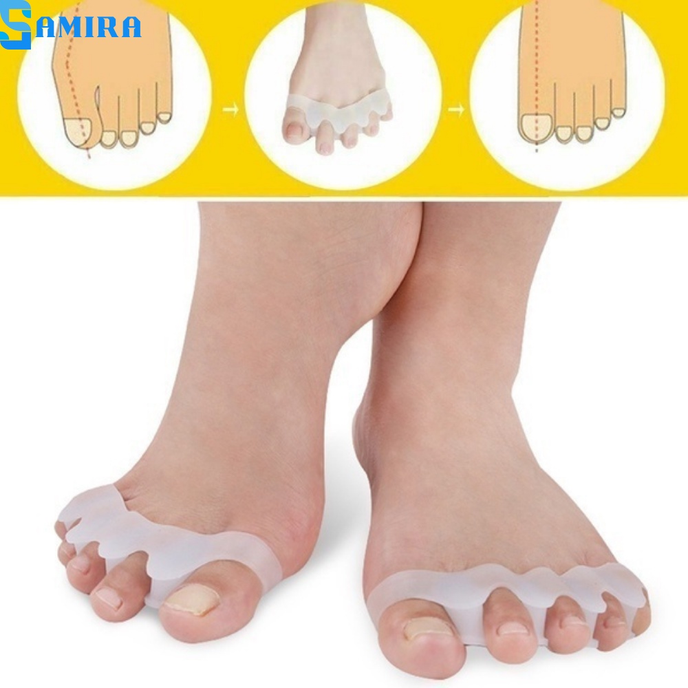 Dụng cụ silicon tách ngón chân giảm đau chỉnh hình ngón chân cái siêu bền cao cấp SA14