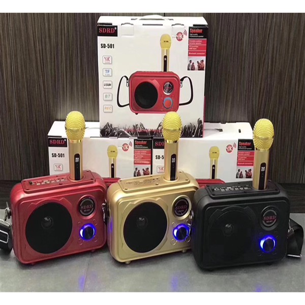 Bộ Loa Bluetooth kèm mic Hát Karaoke bluetooth SD-501