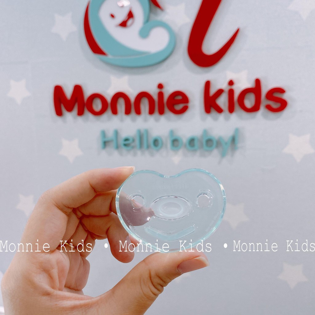 Ti giả cho bé Bunny Chuchu Mama's Tem 0-18m, núm ty giả chỉnh nha silicon - Monnie Kids