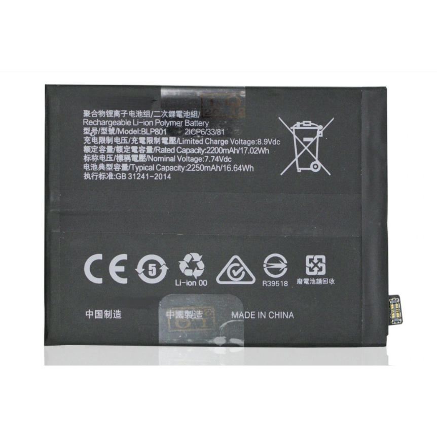 Pin oneplus 8t blp801 , thay pin điện thoại oneplus 8t