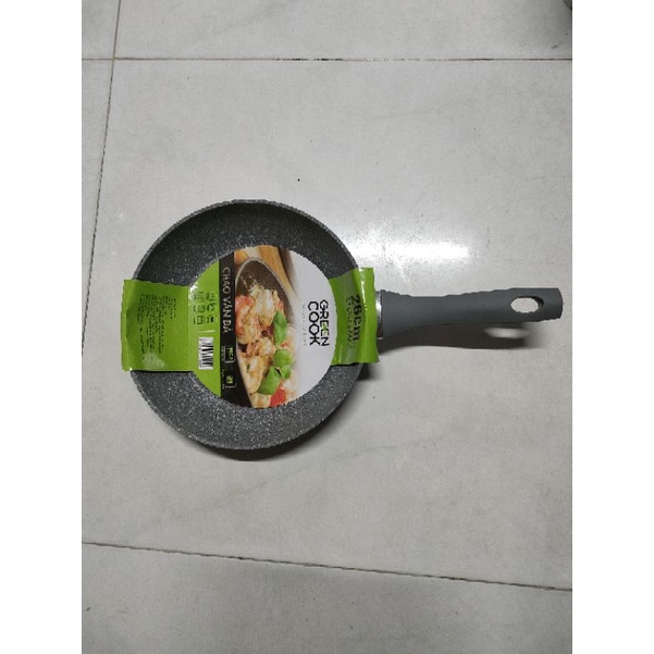 Chảo sâu vân đá Green cook 26cm.