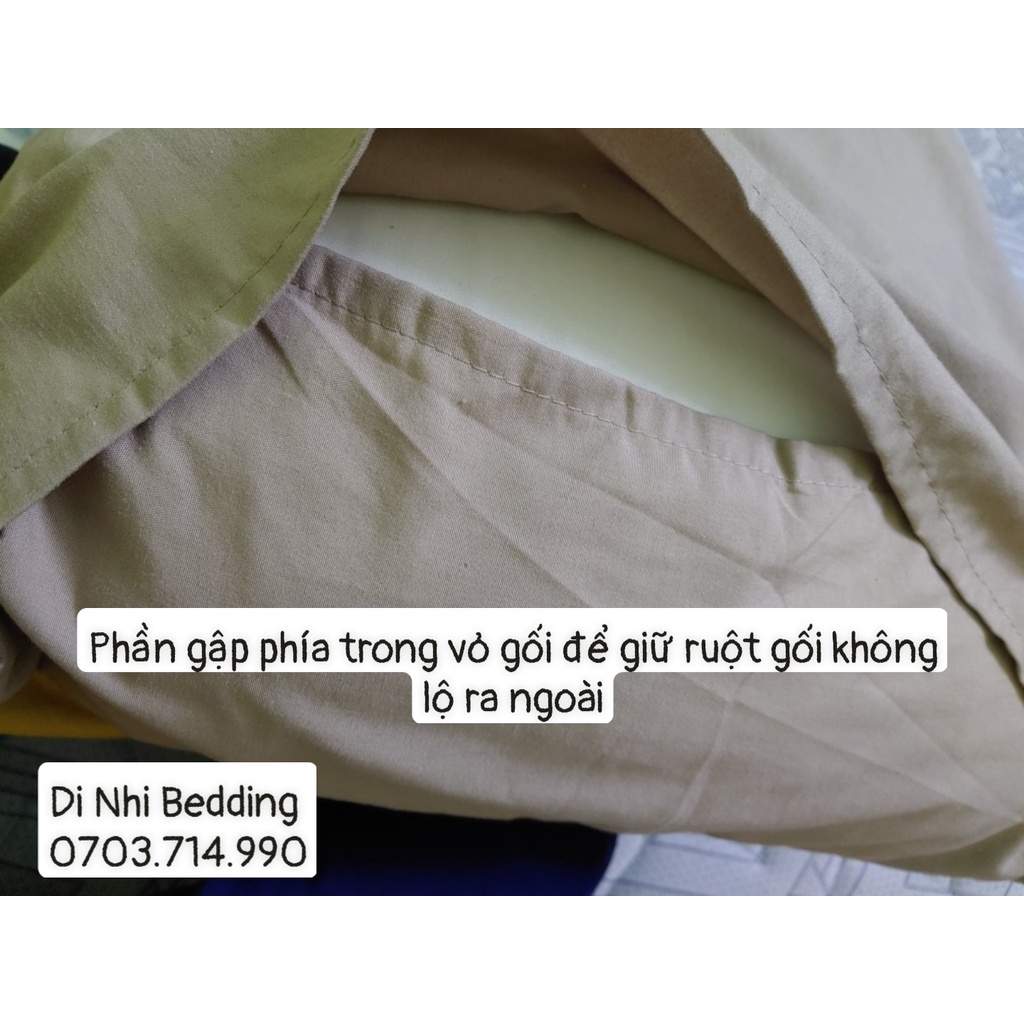 Vỏ gối nằm cotton tici kẻ vải mềm mịn, không xù lông, không phai màu | BigBuy360 - bigbuy360.vn