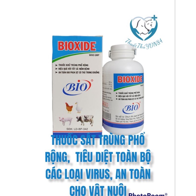 BIOXIDE 60ml sát trùng chuồng trại, an toàn cho vật nuôi