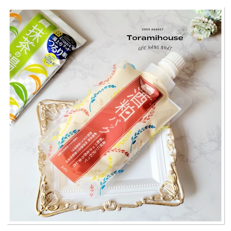 MẶT NẠ DƯỠNG TRẮNG DA BÃ RƯỢU sake, TRÀ XANH, ĐẬU ĐỎ PDC Wafood