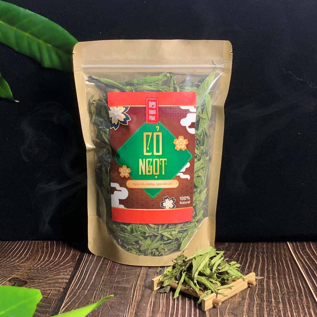 Trà Cỏ Ngọt Sấy Khô ❤️FREESHIP❤️ Lá Cỏ Ngọt Sấy Khô Loại Đẹp
