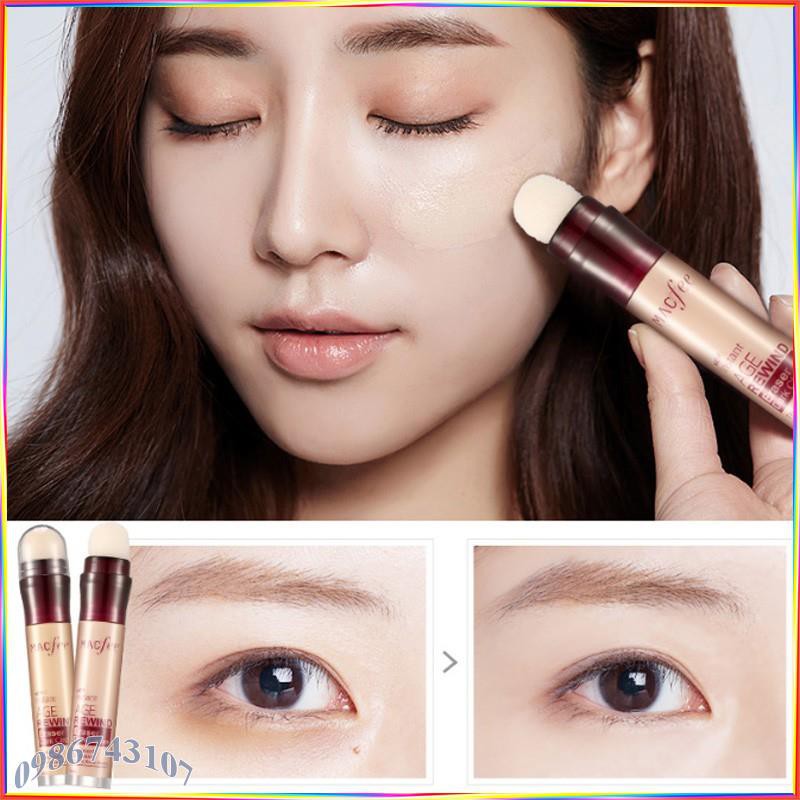 Bút Cushion che khuyết điểm giảm quầng thâm Macfee Instant Age Rewind ARM62
