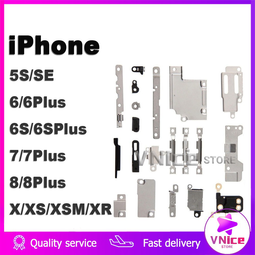 ☈∋♣Bộ phụ tùng thay thế bằng sắt chất lượng cao cho Iphone 5 SE 6 S Plus 7 8 Xs Max Xr 11 PRO MAX