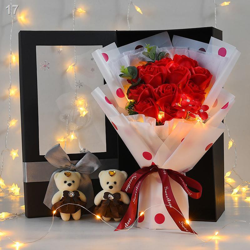 Ngày của valentine quà tặng bạn gái vợ món sinh nhật phân bón xà bông hoa bó hồng