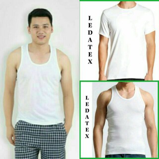 Áo ba lỗ nam 100%cotton  LEDATEX, size 40-75kg