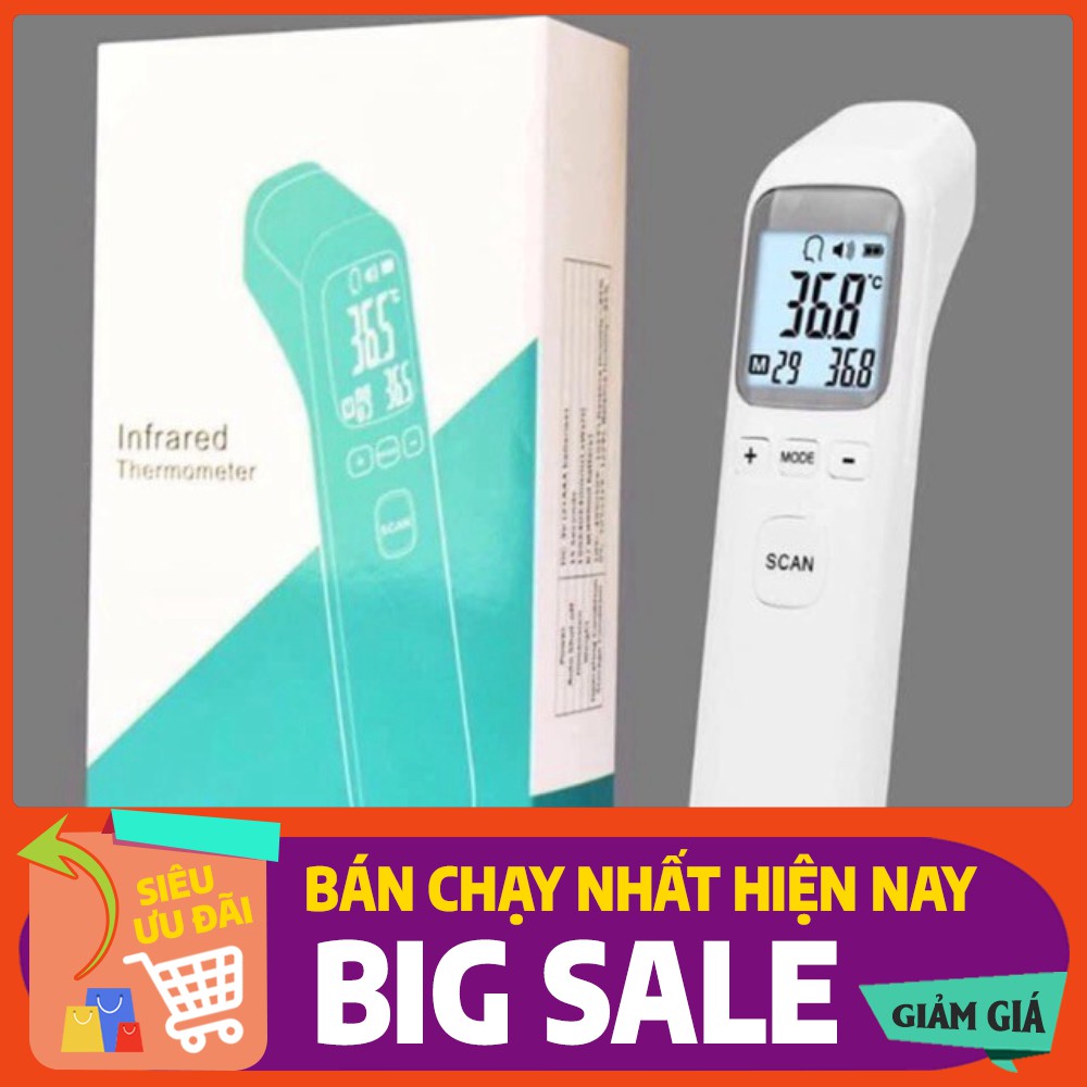 ⚡ RẺ NHẤT SHOPEE⚡ Nhiệt kế điện tử hồng ngoại cảm ứng đo trán đa năng Hàng Chính Hãng