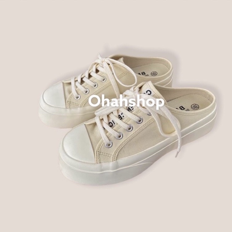 🍓  Giày Sục Mũi Tròn Ulzzang Đế Dày 3cm Hàng Loại 1 Mẫu Mới 2021 Chất Đẹp