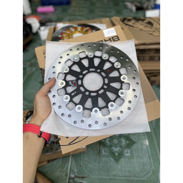 Đĩa thắng trước kingdrag V2 260mm lồng nhôm CNC gắn mọi loại xe