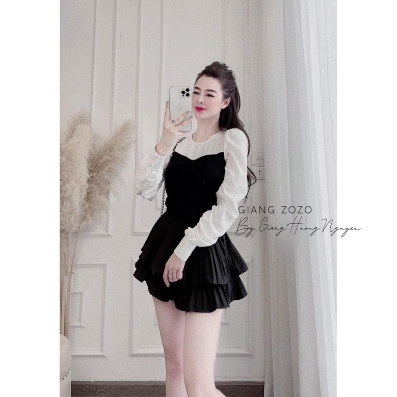 BÁN SỈ ÁO SƠ MI TĂM PHA TAY NHÚN CHO NỮ