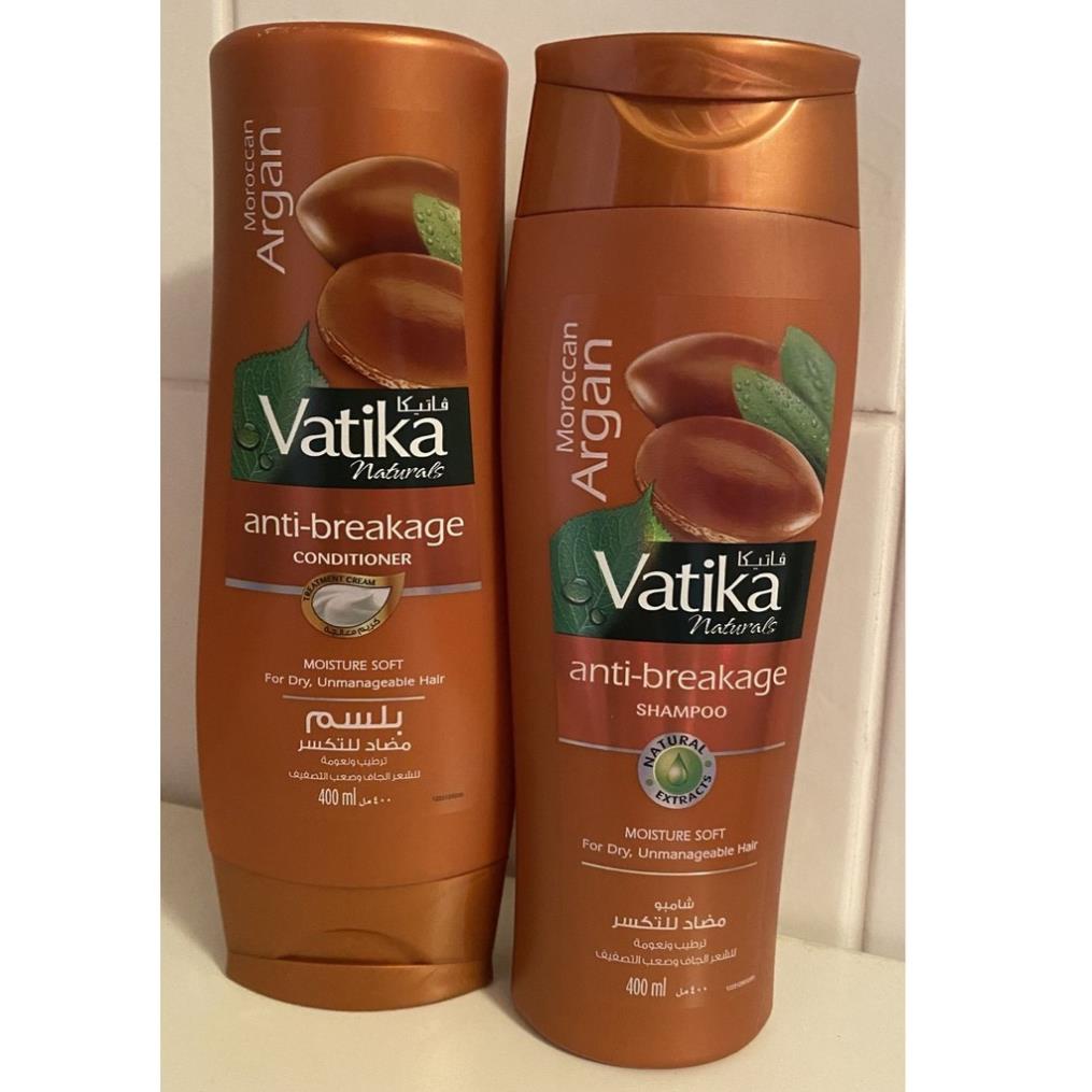 Dầu xả Vatika Argan Conditioner Moisture Soft dưỡng tóc mềm mượt 400ml