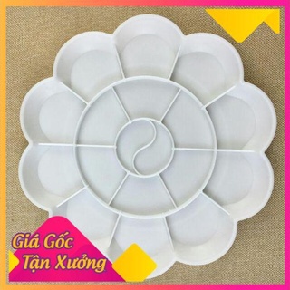 Khay pha màu hoa đào 18cm - MỘC XINH