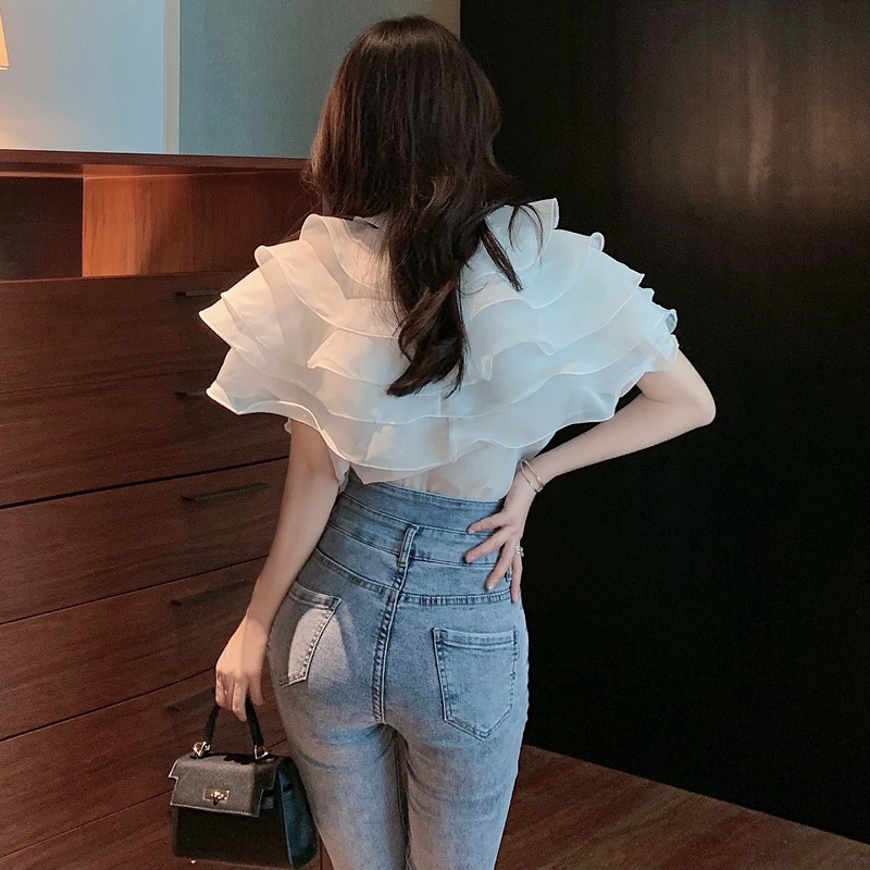 Áo tím bèo tầng điệu đà ulzzang  160421 TP18