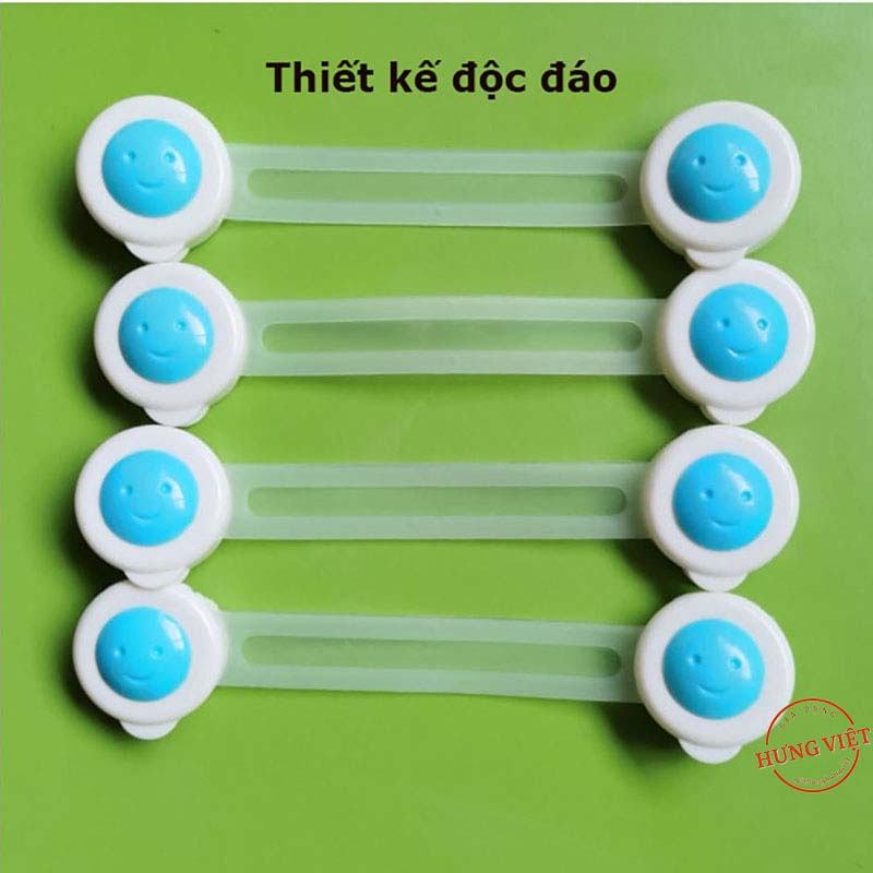 Dây Khóa Gài Tủ Lạnh/ Ngăn Kéo/Tủ Đồ (Loại Dẻo) chống trẻ em nghịch mở [KHÓA TỦ DẺO]