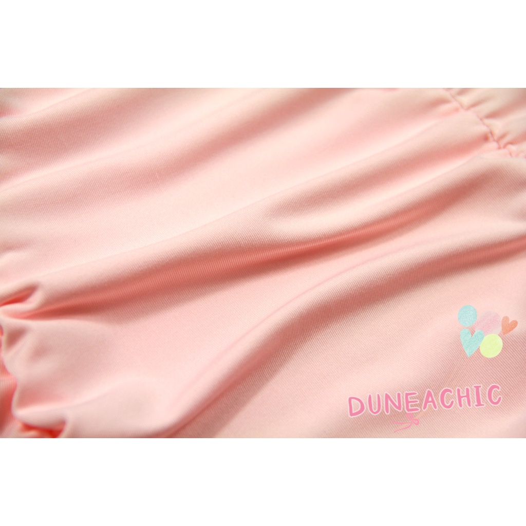 DUNEA Đầm Hai Dây Hở Lưng Thắt Nút Gợi Cảm Cho Nữ